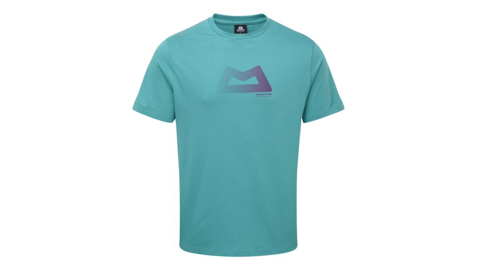 Demo, Mountain Equipment Halftone Tee - Mens, Sea Breeze, Large, ME-003104-01411-L-DEMO
