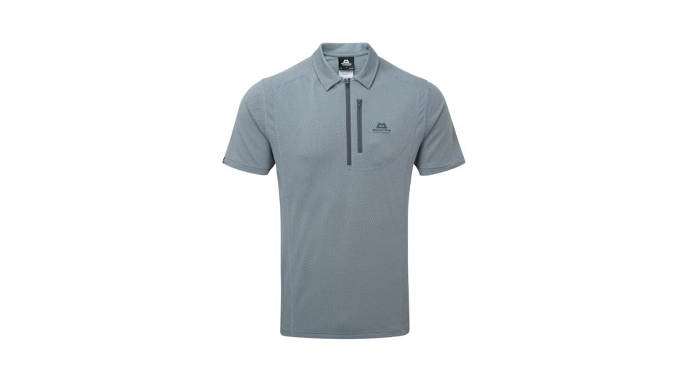 Demo, Mountain Equipment Izoard SS Polo - Mens, Nimbus, Large, ME-002943-01405-L-DEMO