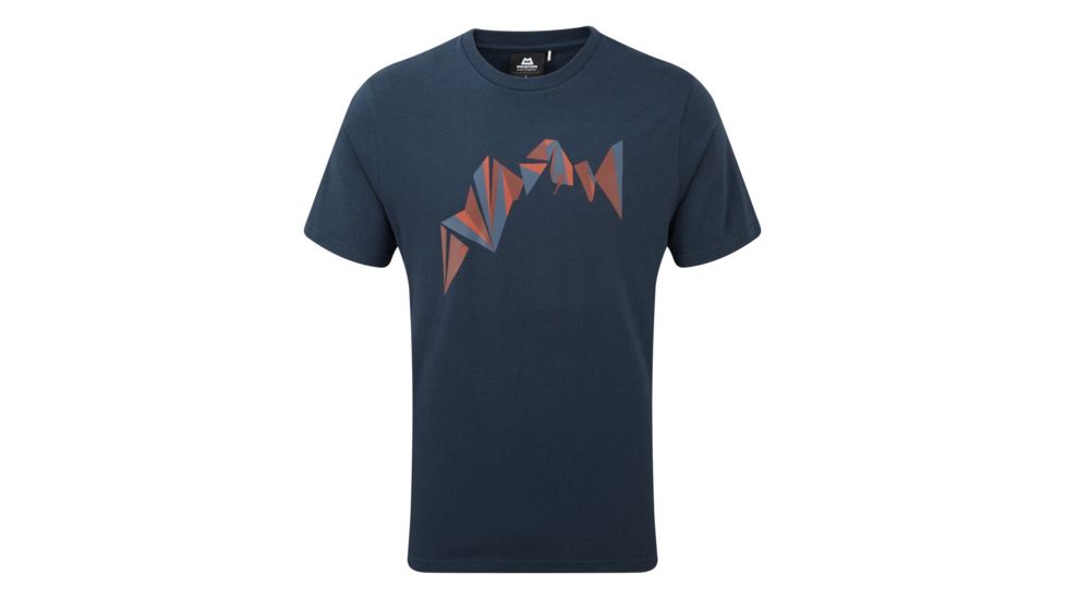 Demo, Mountain Equipment Plywood Tee - Mens, Denim Blue, Large, ME-004023-DNB-L,