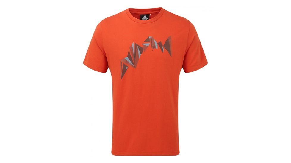 Demo, Mountain Equipment Plywood Tee - Mens, Paprika, Large, ME-004023-Paprika-L,