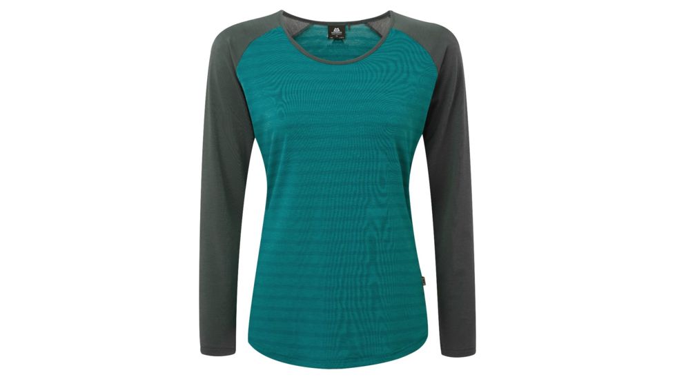 Demo, Mountain Equipment Redline Long Sleeve Tee - Womens, Tasman str/Moorland, 12, ME-001637-TSSTML-12,