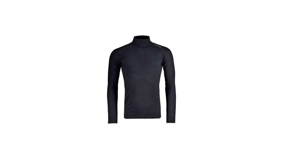 Demo, Ortovox 145 Ultra Zip Neck Shirt - Mens, Black Raven, Medium, 8438800012