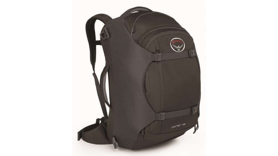 DEMO, Osprey Porter 46 Gear Hauler, Black, One Size, SA100217-DEMO