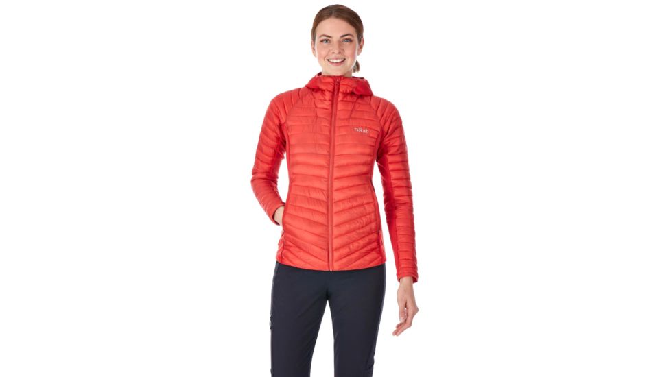 Demo, Rab Cirrus Flex Hoodie - Women's, Dark Horizon/Dark Horizon, Medium, QIO-34-DH-12