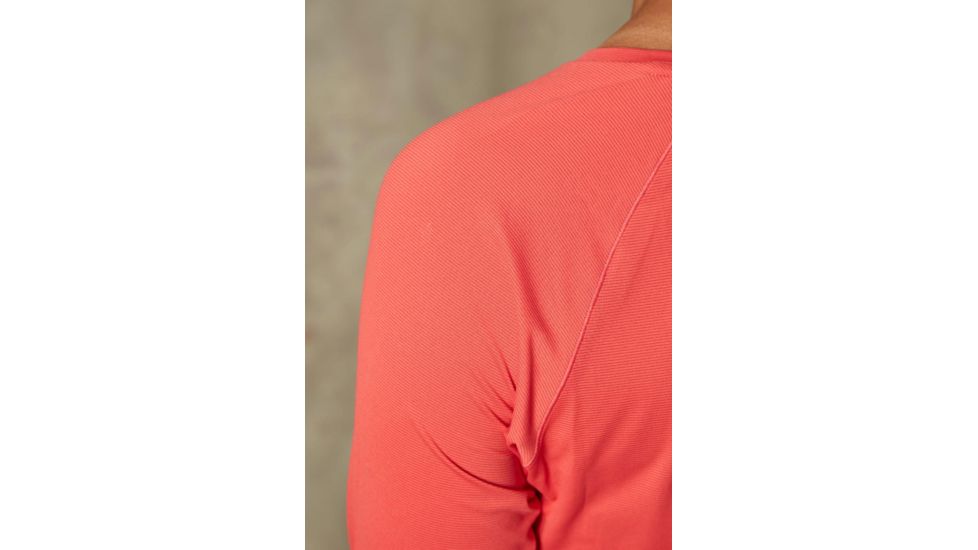 Demo, Rab Force Long Sleeve Tee - Womens, Passata, Medium, QBU-69-PA-12