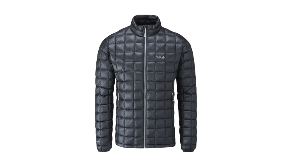 DEMO, Rab Mens Continuum Jacket, Ebony / Gargoyle, Large, QDN-57-EB-L-DEMO