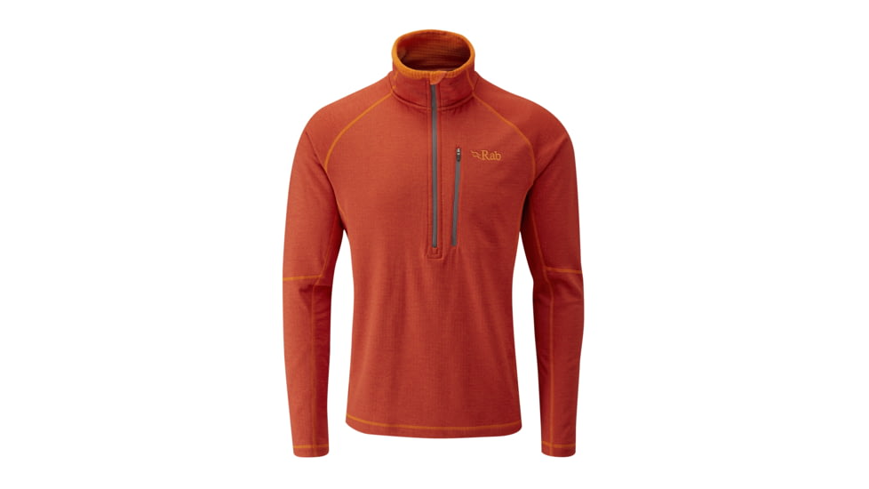 DEMO, Rab Mens Nucleus Pull on, Chinese Red, Large, QFA-83-CR-L-DEMO