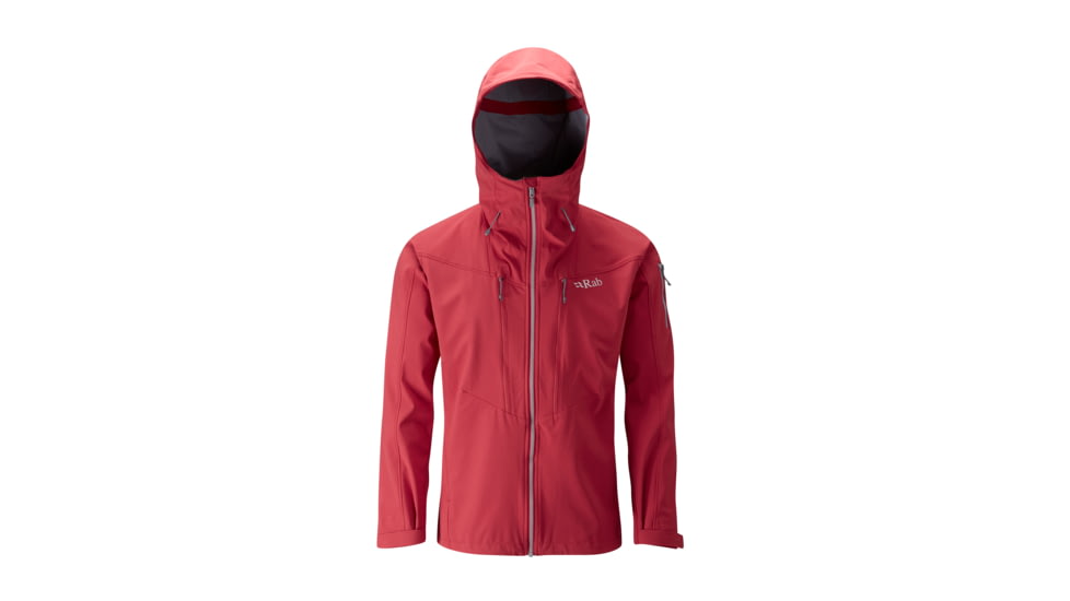 DEMO, Rab Mens UPower Stretchlope Jacket, Cayenne/ Zinc, Medium, QFT-69-CY-M-DEMO