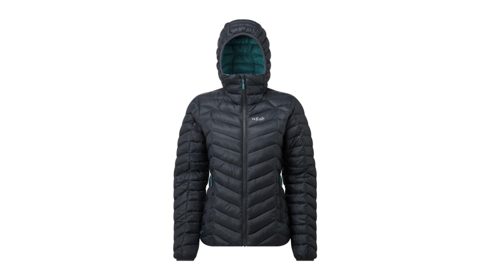 Rab Nimbus Jacket - Women's, Beluga / Steel, 12/M, QIO-28-BE-12-DEMO