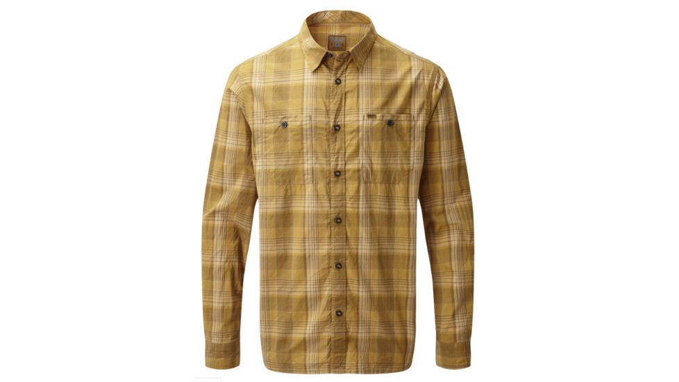 Demo, Rab Phaser Long Sleeve Shirt - Men's, Footprint, Large, QCA-94-FP-L