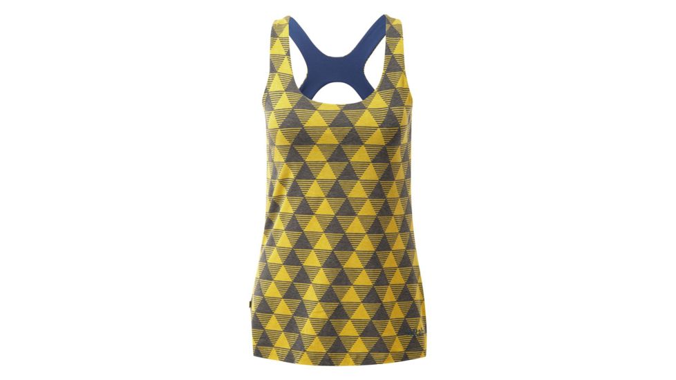 Demo, Rab Trance Tank - Womens, Sulphur Marl, 10, QBU-51-SU-10