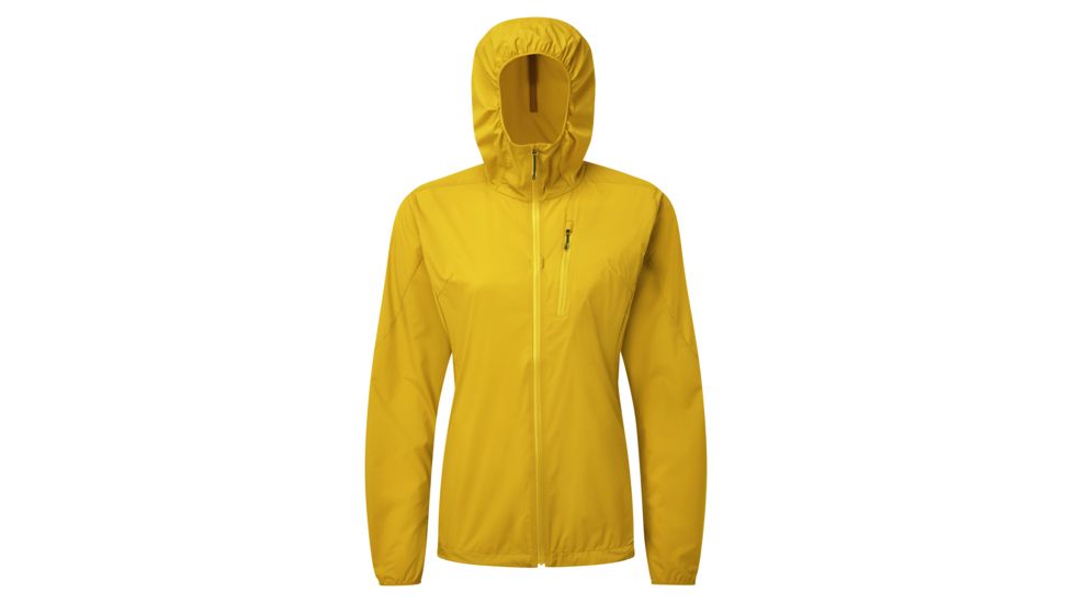 Demo, Rab Windveil Jacket - Womens, Sulphur, 12, QWS-44-SU-12