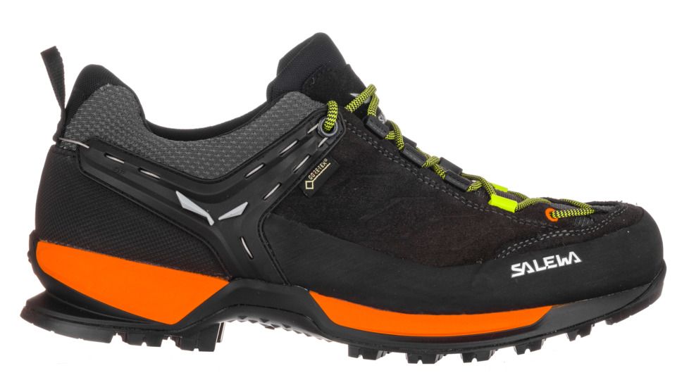 Salewa MTN Trainer GTX Mens Approach Shoes, Black Out/Holland, 10.5 US, 00-0000063467-8668-10.5