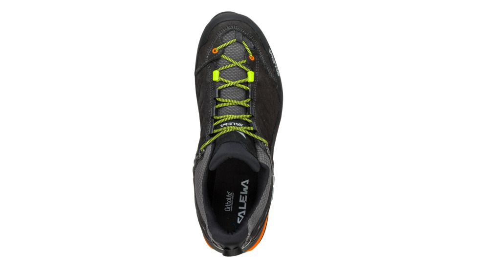 Salewa MTN Trainer GTX Mens Approach Shoes, Black Out/Holland, 10.5 US, 00-0000063467-8668-10.5