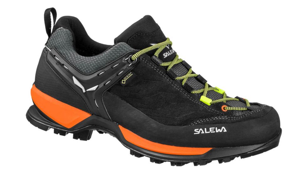 Salewa MTN Trainer GTX Mens Approach Shoes, Black Out/Holland, 10.5 US, 00-0000063467-8668-10.5