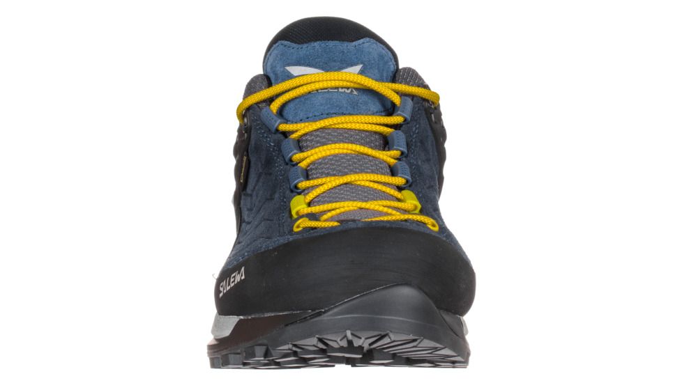 Salewa MTN Trainer GTX Mens Approach Shoes, Night Black/Kamille, 10.5 US, 00-0000063467-960-10.5