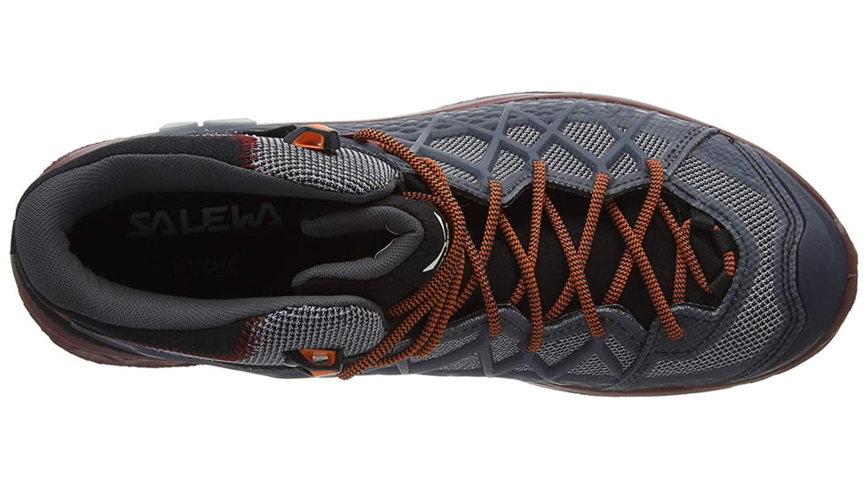 DEMO, Salewa Wild Hiker Mid GORE-TEX Hiking Shoes - Mens, 9, Black/Biking Red, 00-0000061340-992-9