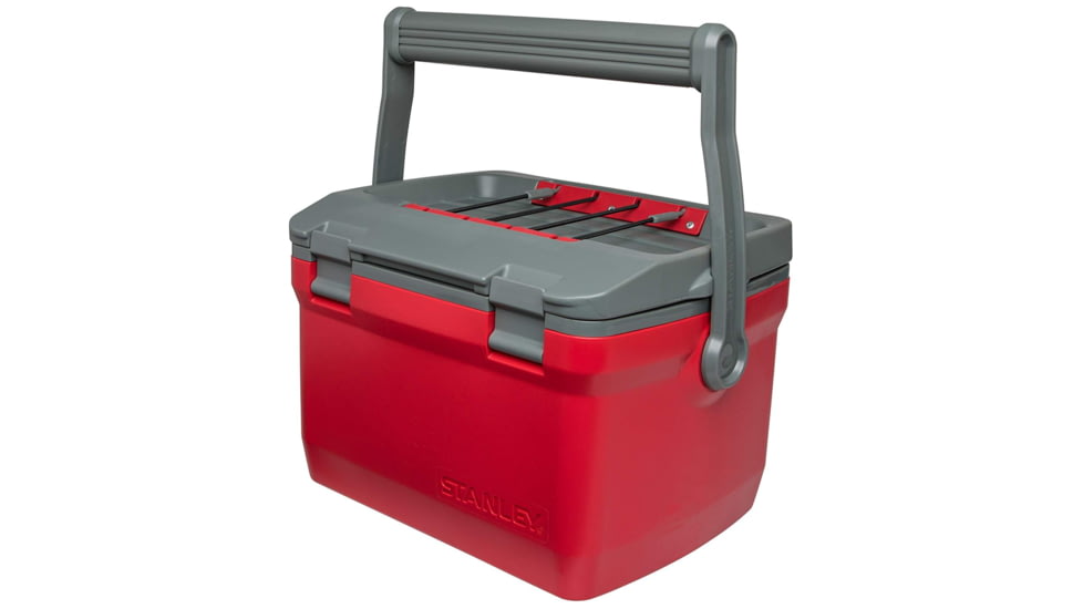 Demo, Stanley Tools Adventure Cooler, Flannel Red, 7Qt, 10-01622-028