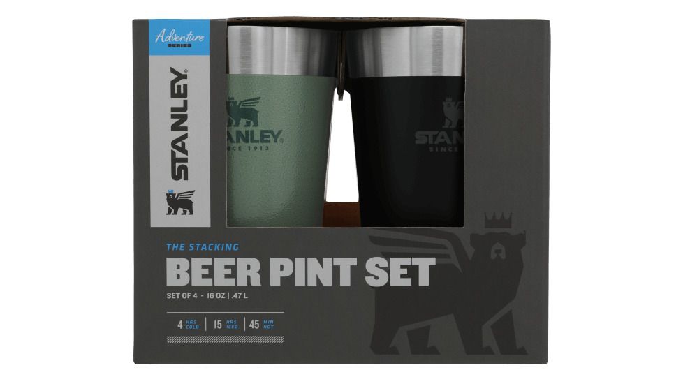 Demo, Stanley Adventure Stacking Vacuum Pint, Pack of 4, 16oz / .47L, 10-02796-009