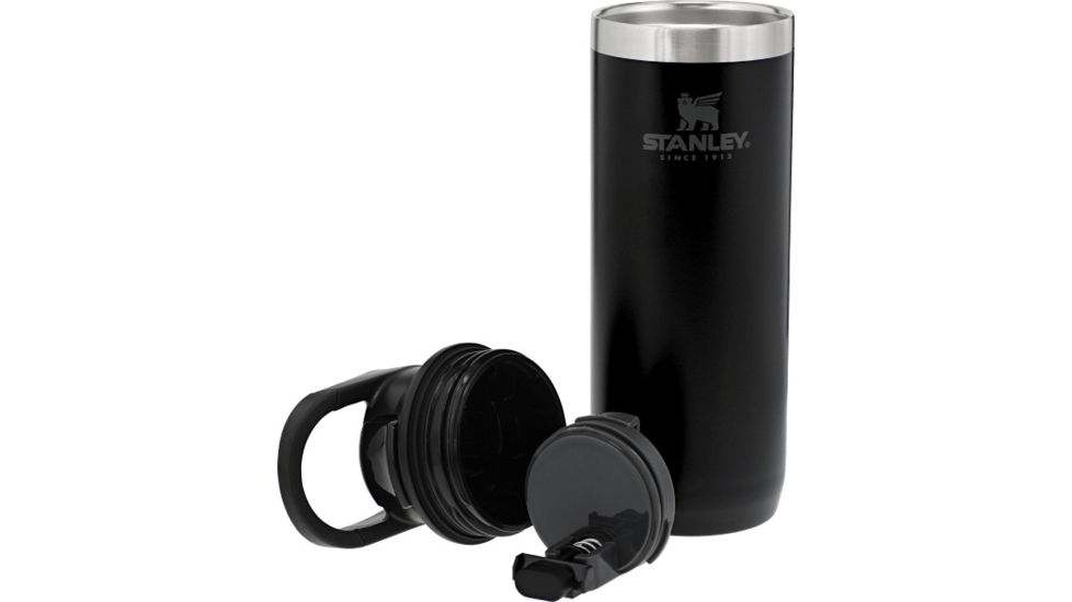 DEMO Stanley Tools Adventure Switchback Travel Mug, 16oz, Matte Black, 16 oz, 10-02285-020