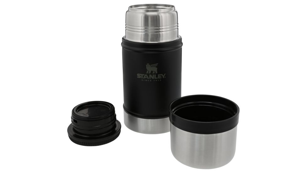 Demo, Stanley Classic Legendary Food Jar 24oz-, Matte Black, 24 ounce, 10-07936-002