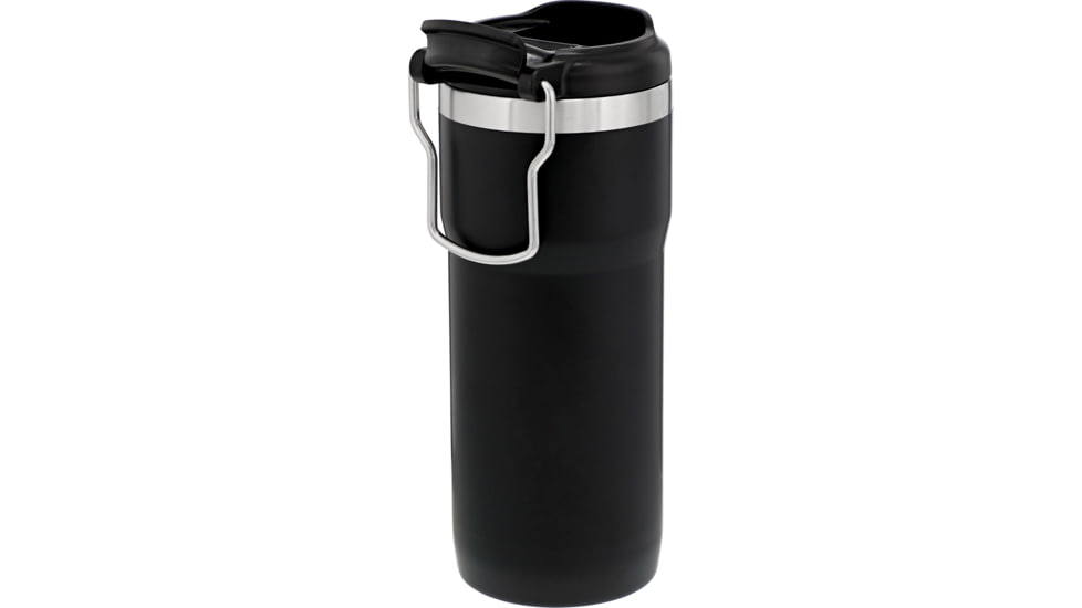 Demo, Stanley Classic TwinLock Travel Mug 16oz-, Matte Black, 16 ounce, 10-06443-013