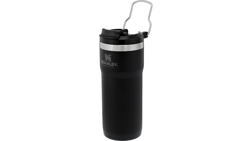 Demo, Stanley Classic TwinLock Travel Mug 16oz-, Matte Black, 16 ounce, 10-06443-013
