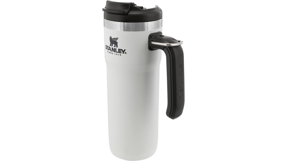 Demo, Stanley Classic TwinLock Travel Mug 20oz-, Polar, 20 ounce, 10-06442-011