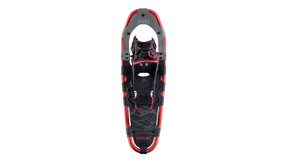 Demo, Tubbs Panoramic Mens Snowshoes-Black/Oxblood-25 inch