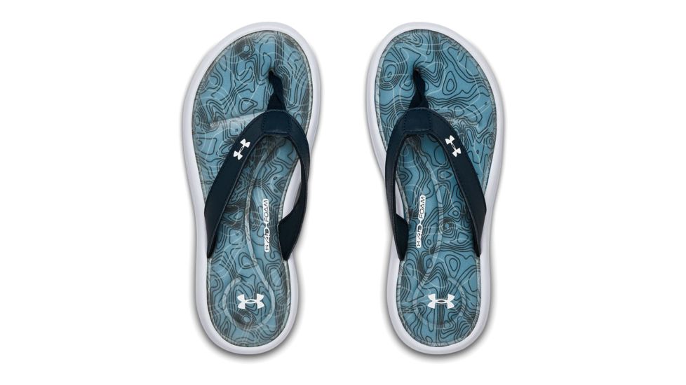 Demo, Under Armour Marbella Terrain VI T - Women's, White/Boho Blue/White, 7, 3021300-102-7