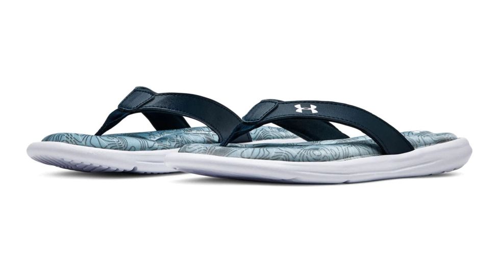 Demo, Under Armour Marbella Terrain VI T - Women's, White/Boho Blue/White, 7, 3021300-102-7