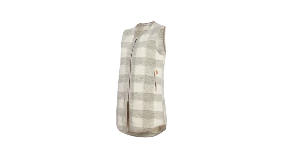 Demo,Woolrich Womens Chilly Days Long Vest, Gray Heather, M, 18546-GRH-DEMO