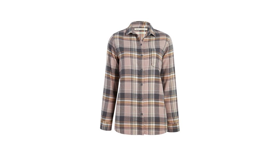 Demo,Woolrich Womens Eco Rich Pemberton Boyfriend Flannel Shirt, Violet Wind, M, 2211-VIW-DEMO