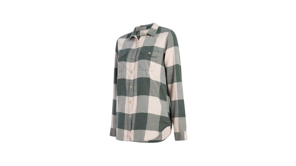 Demo,Woolrich Womens Eco Rich Twisted Rich Flannel Shirt, Sycamore Check, M, 2212-SYK-DEMO