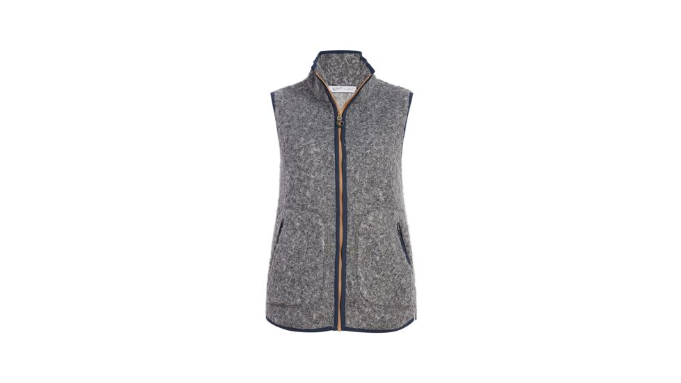 Demo,Woolrich Womens Siskiyou Fleece Vest, Gray Heather, M, 18551-GRH-DEMO
