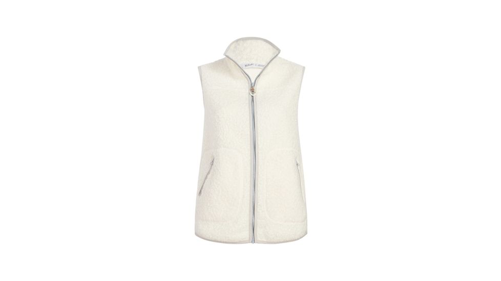 Demo,Woolrich Womens Siskiyou Fleece Vest, Ivory, M, 18551-IVO-DEMO