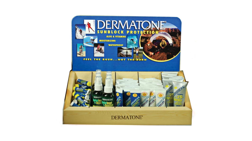 Dermatone White Pine Display W/5 Compart 2270WHD