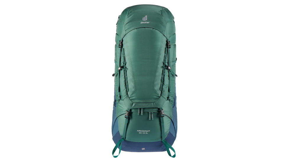 Deuter Aircontact 60 + 10 SL Backpack, Seagreen/Marine, 60 + 10 Liter, 332042123370