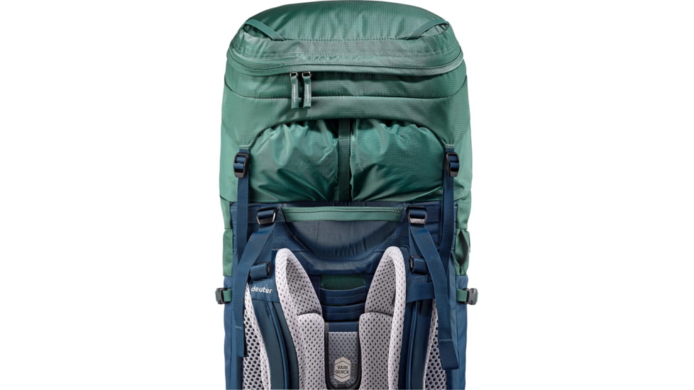 Deuter Aircontact 60 + 10 SL Backpack, Seagreen/Marine, 60 + 10 Liter, 332042123370
