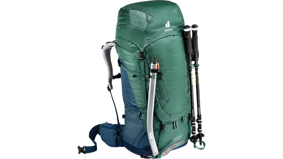 Deuter Aircontact 60 + 10 SL Backpack, Seagreen/Marine, 60 + 10 Liter, 332042123370