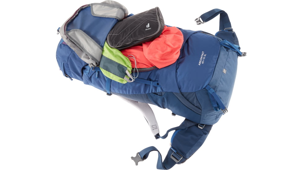 Deuter Aircontact 60 + 10 SL Backpack, Steel/Midnight, 60 + 10 Liter, 332042133990