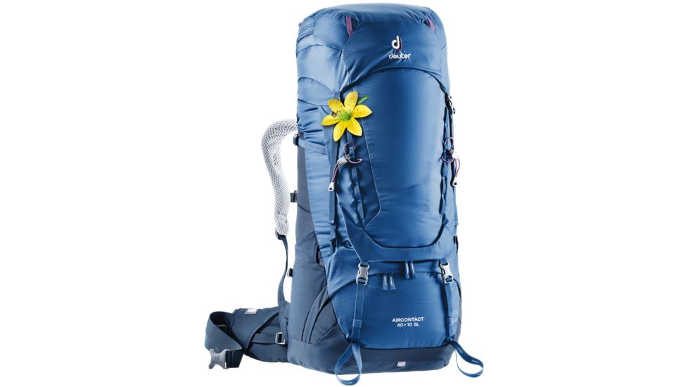 Deuter Aircontact 60 + 10 SL Backpack - Womens, Steel/Midnight, 70L, 332041933990