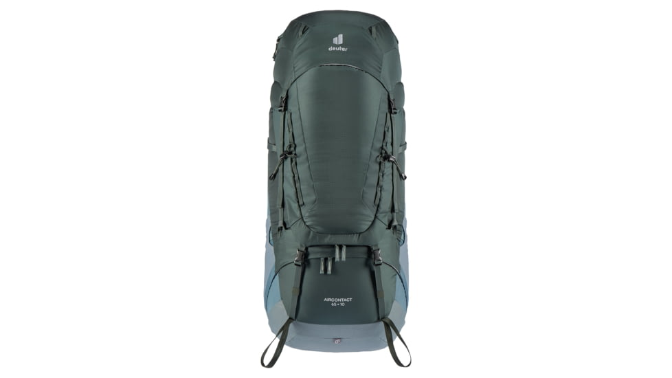 Deuter Aircontact 65 + 10 Backpack, Ivy/Teal, 65 + 10 Liter, 332052122670