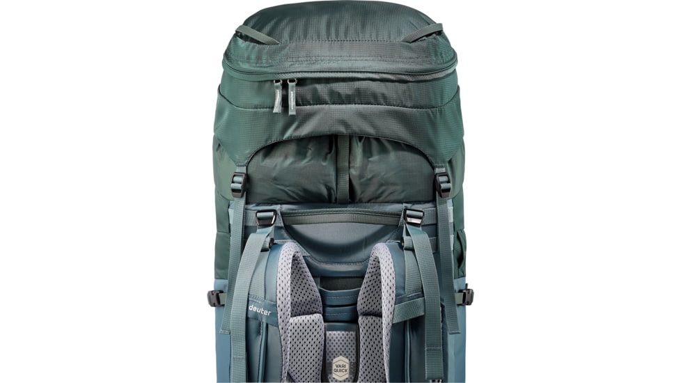 Deuter Aircontact 65 + 10 Backpack, Ivy/Teal, 65 + 10 Liter, 332052122670