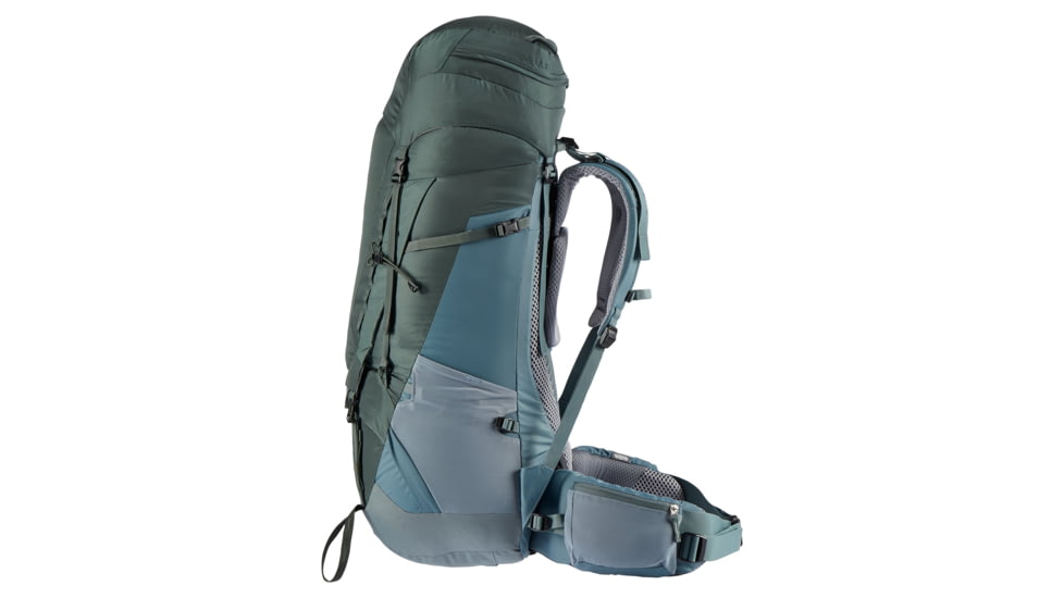 Deuter Aircontact 65 + 10 Backpack, Ivy/Teal, 65 + 10 Liter, 332052122670