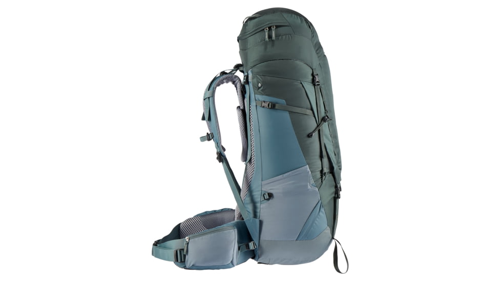 Deuter Aircontact 65 + 10 Backpack, Ivy/Teal, 65 + 10 Liter, 332052122670