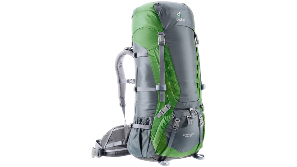 Deuter Aircontact 65 + 10 Pack-Granite/Emerald