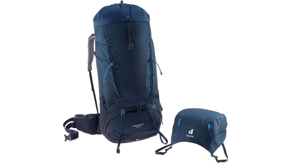 Deuter Aircontact 75 + 10 Backpack, Midnight/Navy, 75 + 10 Liter, 332062133650