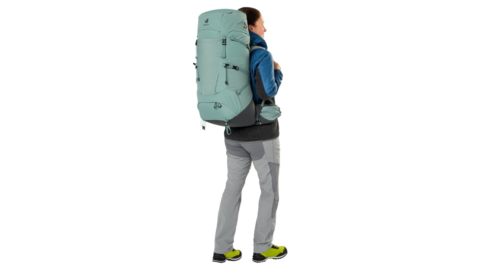 Deuter Aircontact Core 45+10 SL Backpack - Women's, Jade-Graphite, 45L, 335122224440