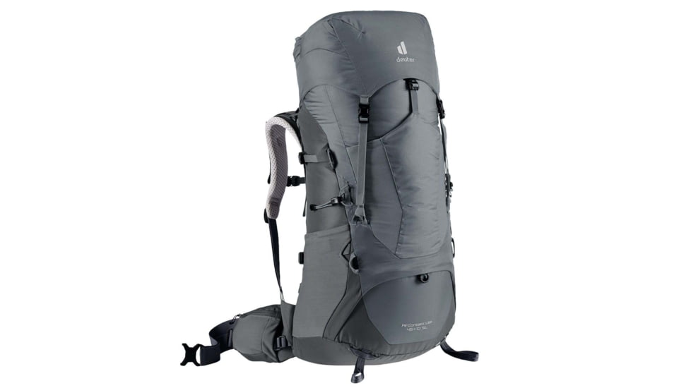 Deuter Aircontact Lite 45 + 10 SL Backpack, Shale/Graphite, 45 + 10 Liter, 334042144120